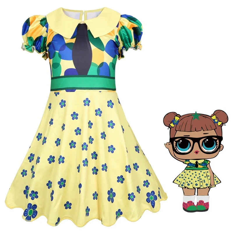 Новинка летнее платье принцессы для маленьких девочек костюмированной