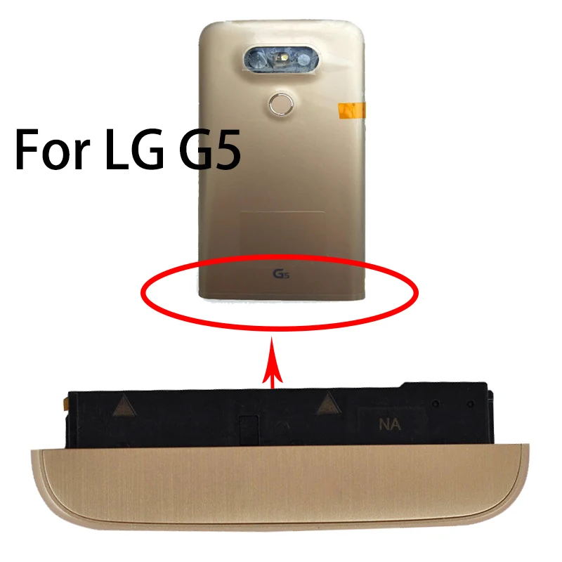 

For LG G5 VS987 US992/H820 H831/H830/H840 H848 H860 Bottom Charging Dock Module With Microphone+Speaker Ringer Buzzer+Logo