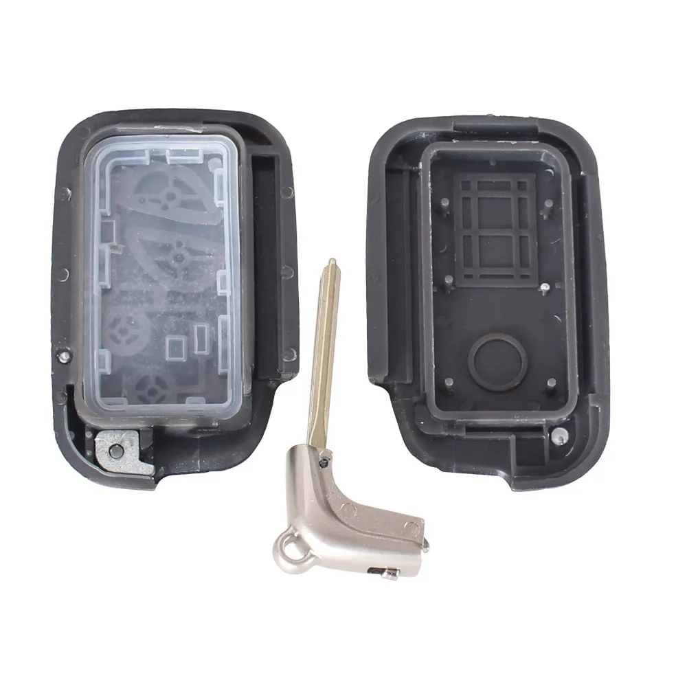Dandkey Smart Remote Uncut ключеник Корпуса fob Ключи крышка 4 Кнопки черный для Lexus LX470 GS450h IS350