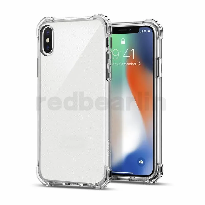 Для Iphone XS XR max чехол противоударный ультратонкий прозрачный мягкий TPU для X 8 plus 7 |