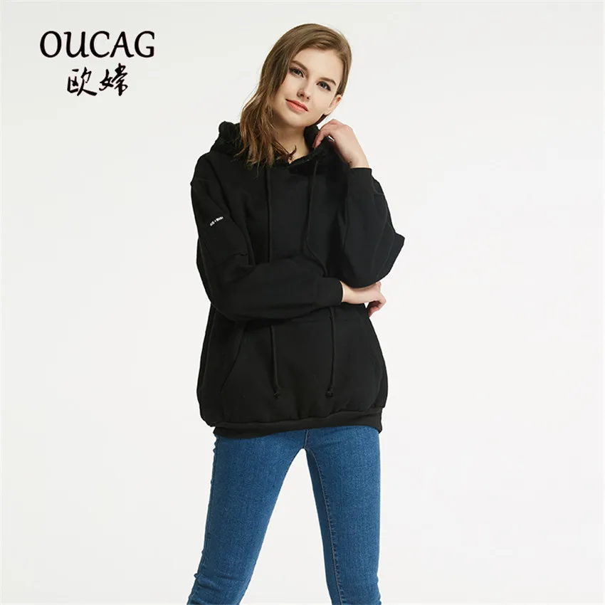 Oucag Новинка 2017 года Горячие Толстовки Повседневное модные женские туфли Твердые