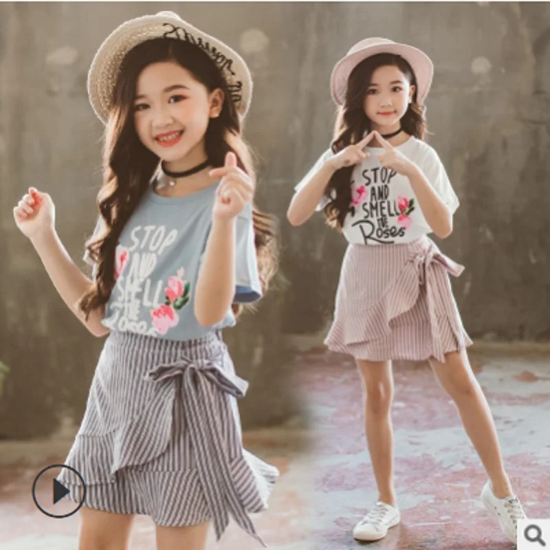 Платье для девочек комплект одежды новинка 2021 года летне-весенние комплекты