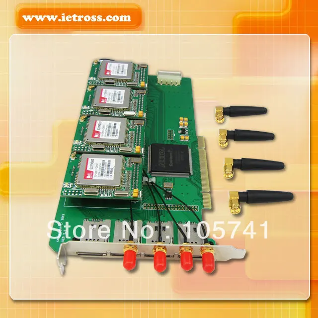 GSM400G VoIP PBX Card TDM400P with GSM modules PCI card|pbx sale|card combocard cutter |