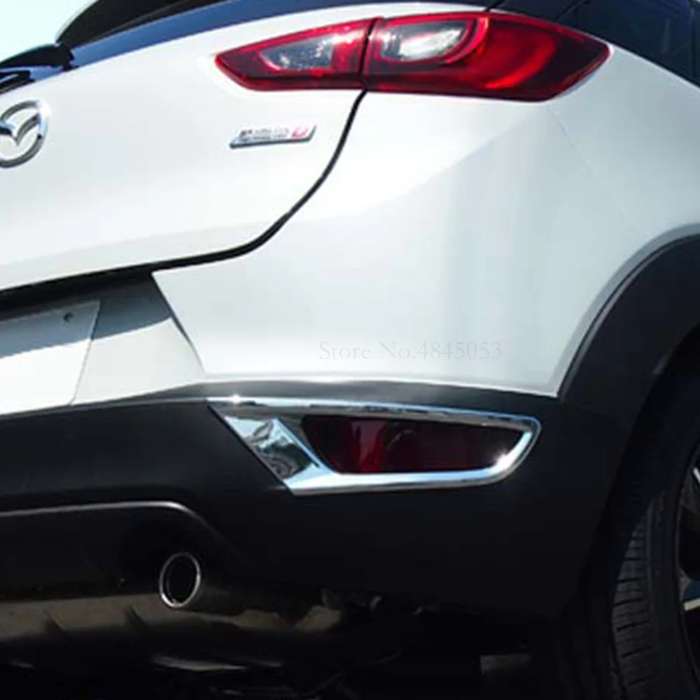 Для Mazda CX-3 CX3 2017 2018 2019 задние противотуманные фары крышка рамка отделка ABS