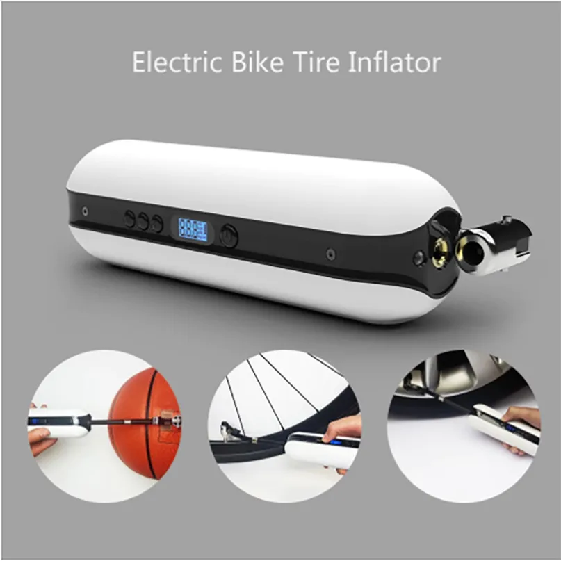 Электрический насос для велосипеда Аккумуляторный с воздушным давлением
