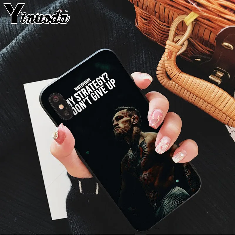 Yinuoda Conor Mcgregor The King Novelty Fundas Phone Case Cover for Apple iPhone 8 7 6 6S Plus X XS MAX 5 5S SE XR | Мобильные