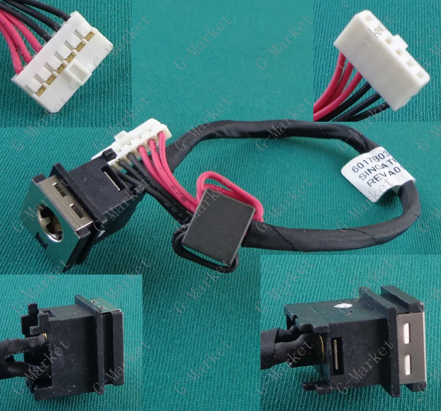 1-10 шт. DC Jack с кабелем для Toshiba Satellite Power ноутбука POWER JACK коннектор P500 P505 ноутбуки |