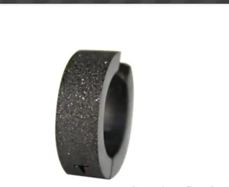 Серьги Клипсы из титановой стали модные круглые магнитные зажимные серьги