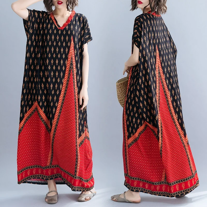 Женское атласное платье с коротким рукавом винтажное цветочным принтом