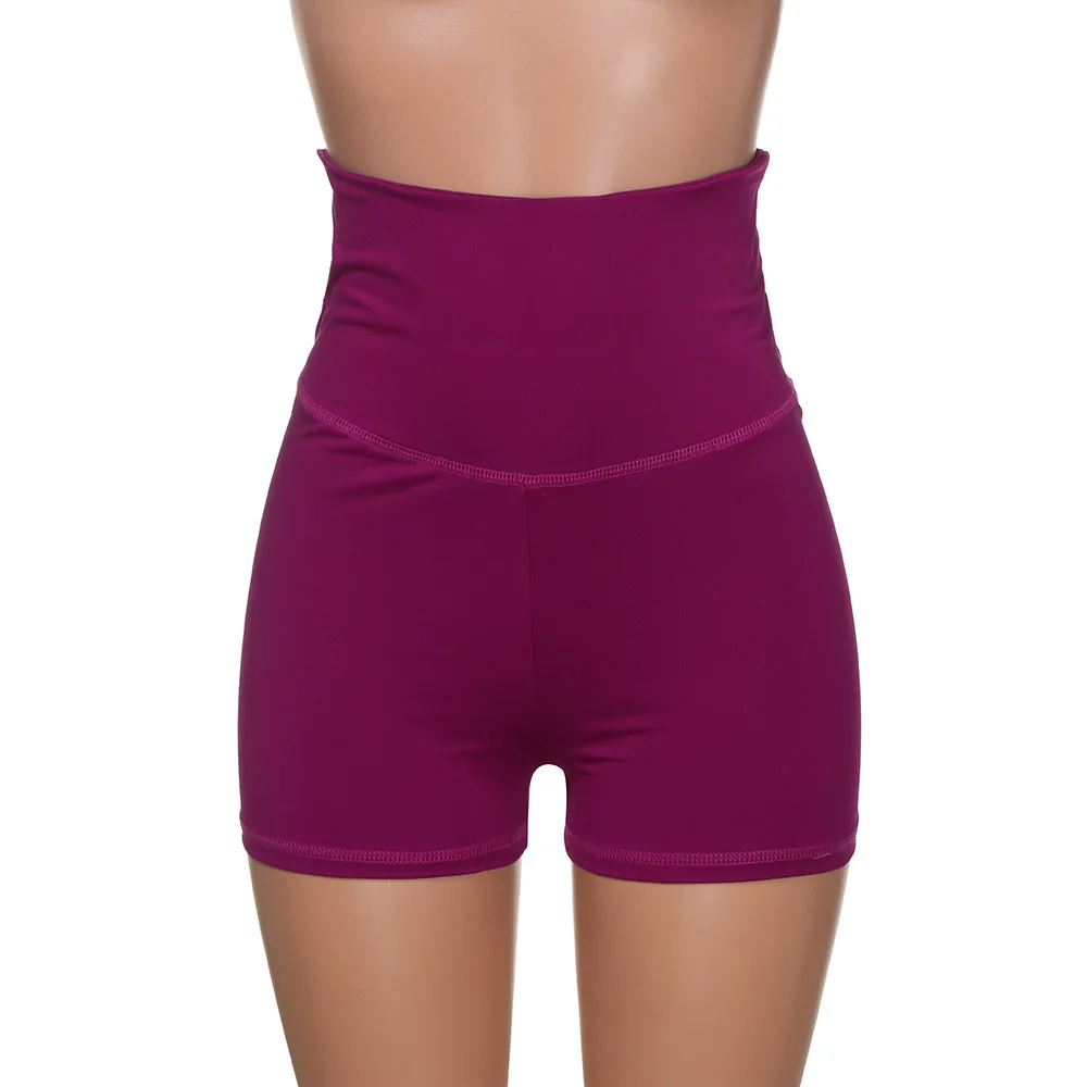 Для женщин красный шорты для Модные, пикантные Bodycon тренировки Короткие штаны Женские панталоны Mujer фитнес мягкий спортивная одежда лето mujer шорты шорты женские