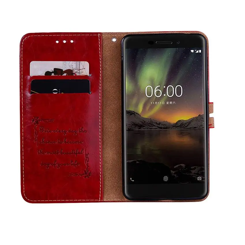 Для Nokia 6 2018 чехол для телефона Роскошный из углеродного волокна ТПУ TA 1068 1050 1043 1045