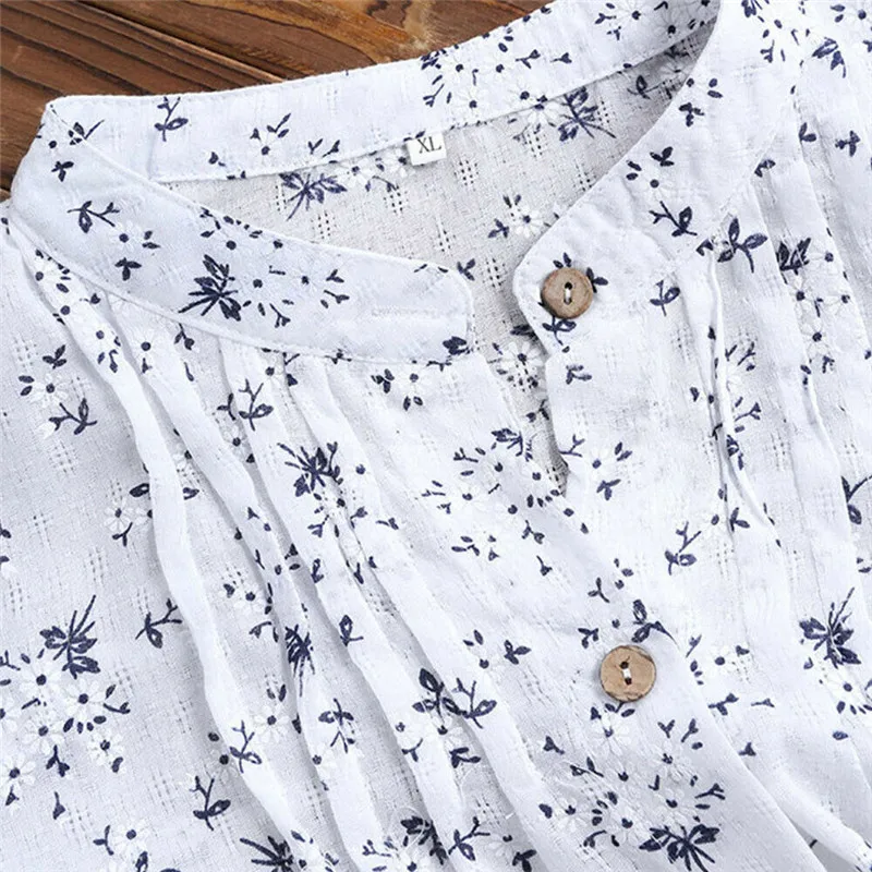 Женская модная блузка размера плюс Женский кафтан с длинным рукавом мешковатая