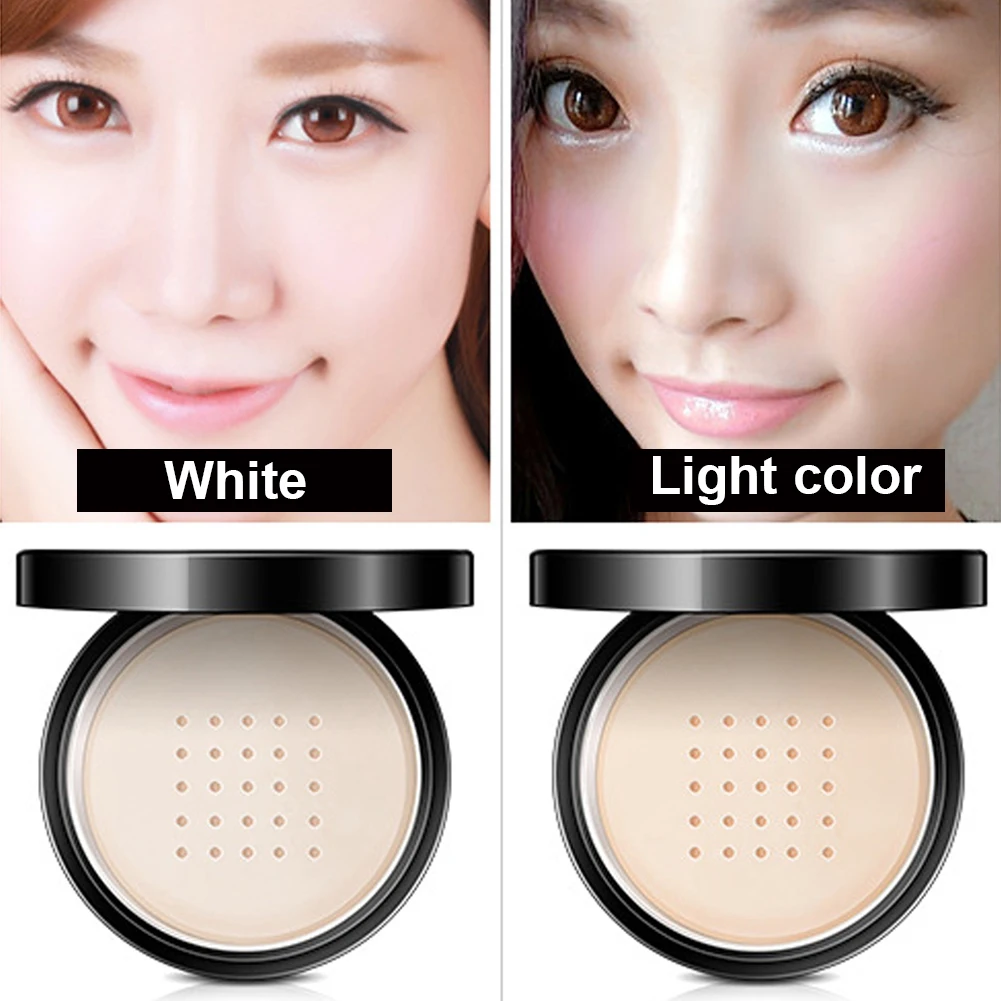 Прозрачный макияж лица Гладкий основа водонепроницаемый свободный порошок
