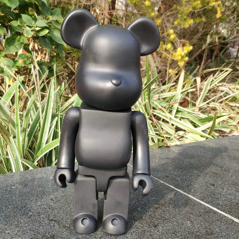 11 дюймов, 400% Bearbrick Bear@ brick, фигурки, блоки, медведь, ПВХ, модель, фигурки, сделай сам, краски, куклы, детские игрушки, детские подарки на день рождения