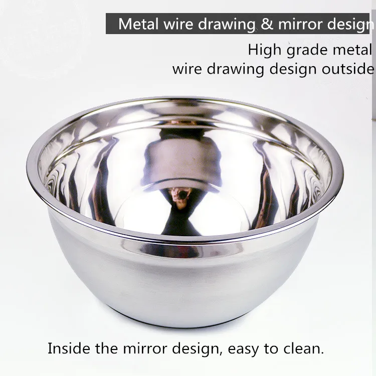 Многофункциональная мисовая миска из нержавеющей стали сковорода для взбивания