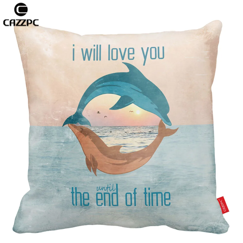 Радуга оленей Foxy зебры партии Мопс Слоны дельфины принт декоративная наволочка