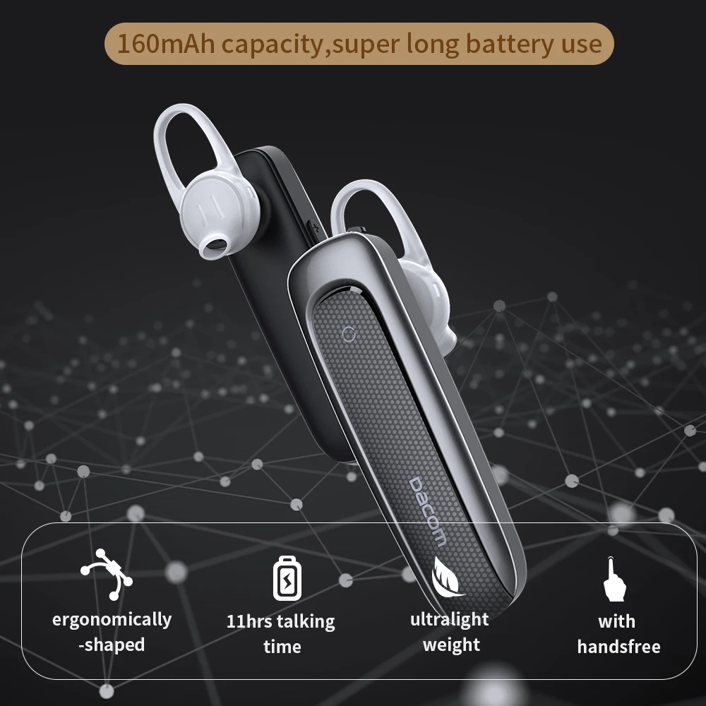 DACOM M21 Bluetooth гарнитура с микрофоном бизнес вождение автомобиля наушники