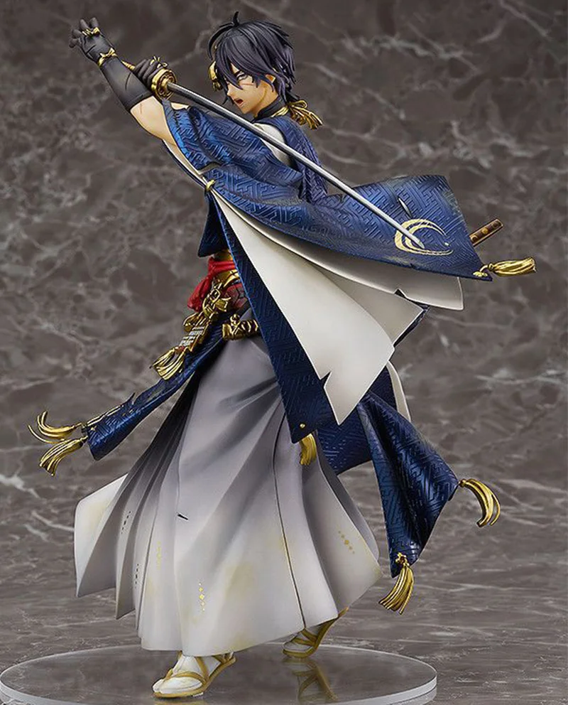 Аниме Touken Ranbu Online ПВХ Фигурки игрушки меч искусство онлайн боевые Mikazuki мунехика