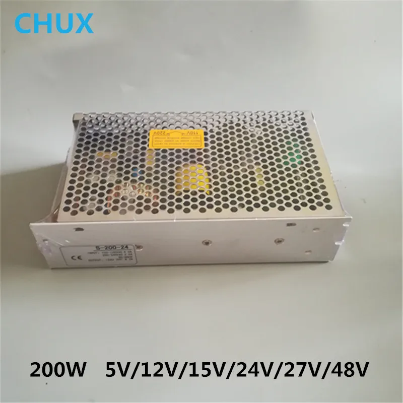 Импульсный источник питания CHUX 200 Вт 48 В для светодиодной ленты освещение от