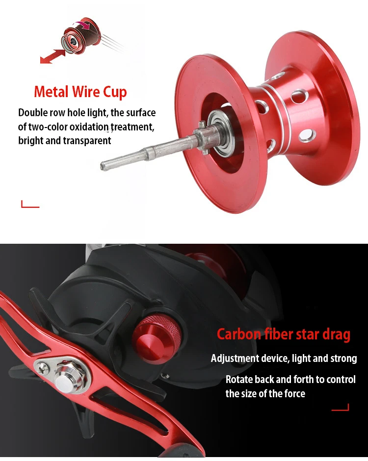 FDDL Рыболовные катушки Vissen baitcasing Reel 12+ 1bb 8,1: 1 муха литье влево/вправо рука Карп Снасти Carretilha Pesca Капля воды