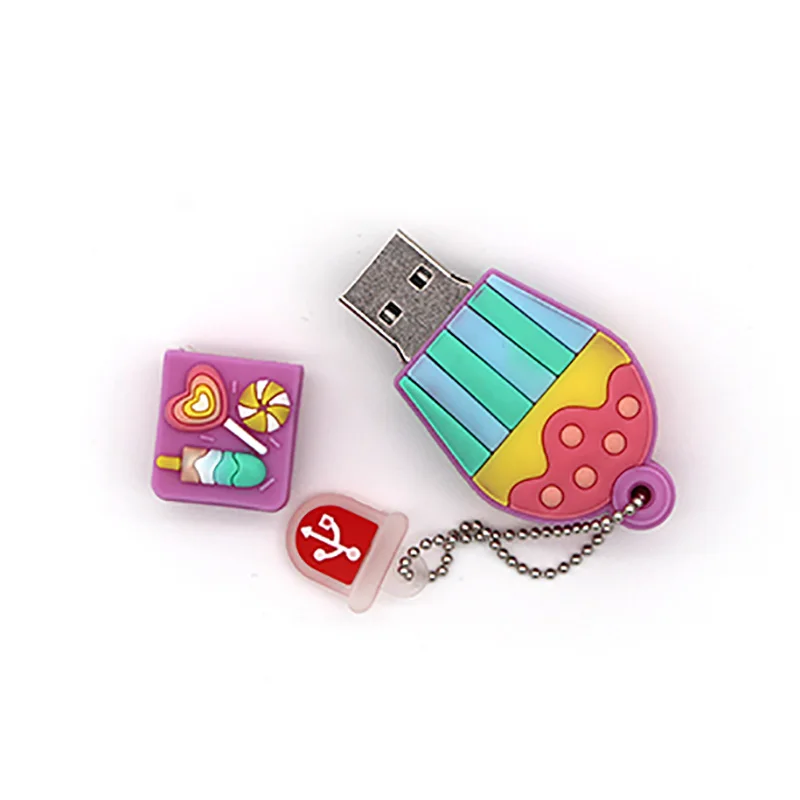 Прекрасный usb флеш-накопитель в виде мороженого 64 ГБ 32 Гб 16 карта памяти