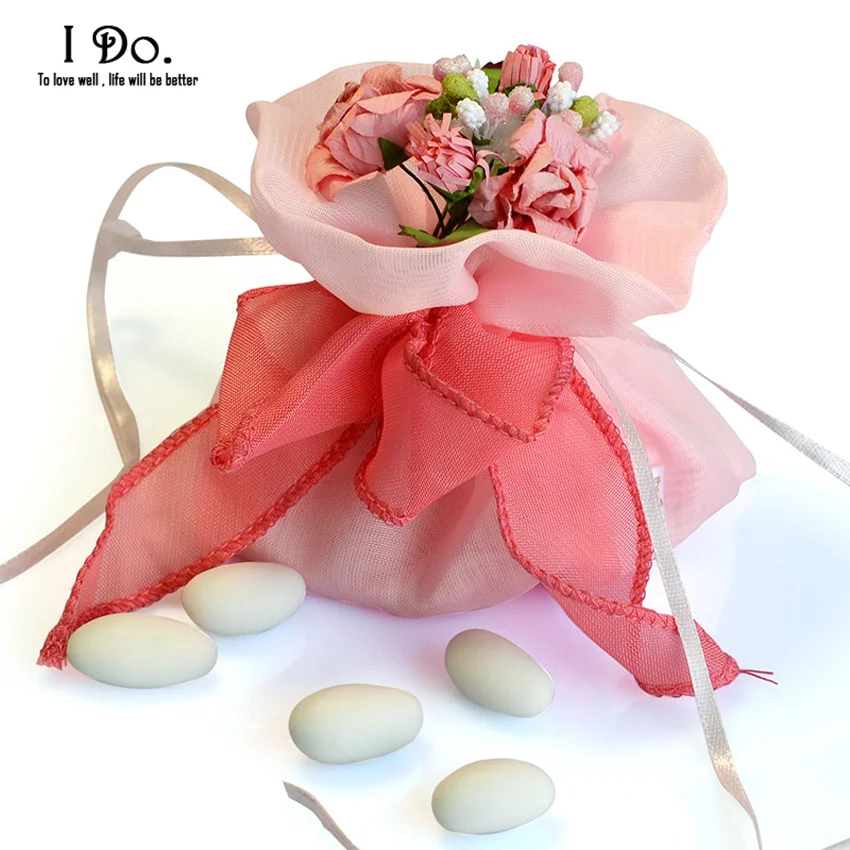 Бесплатная доставка 10 шт. свадебные сумочки коробка для свадебных конфет Lembrancinhas