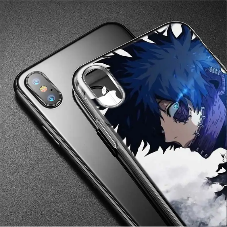 Прозрачный чехол my hero Academy для Apple iPhone 7 8 Plus 6 6s Plus 5 5S X XR XS MAX TPU мягкие чехлы Coque