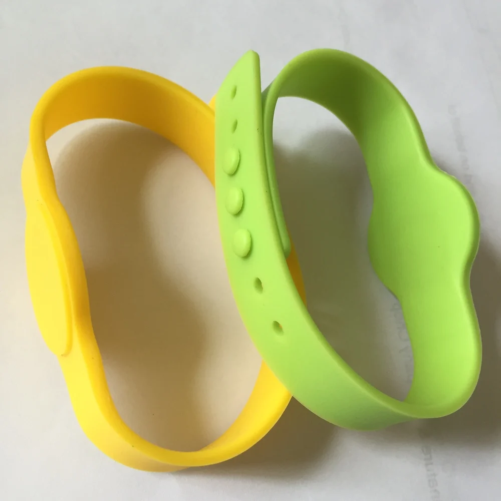 RFID 125KHz Silicone RFID Wristband with TK4100(compatible EM4100) in Access Control