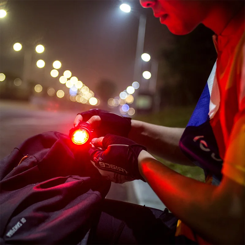 Предупреждение ющий велосипедный светильник задний Перезаряжаемый USB яркая