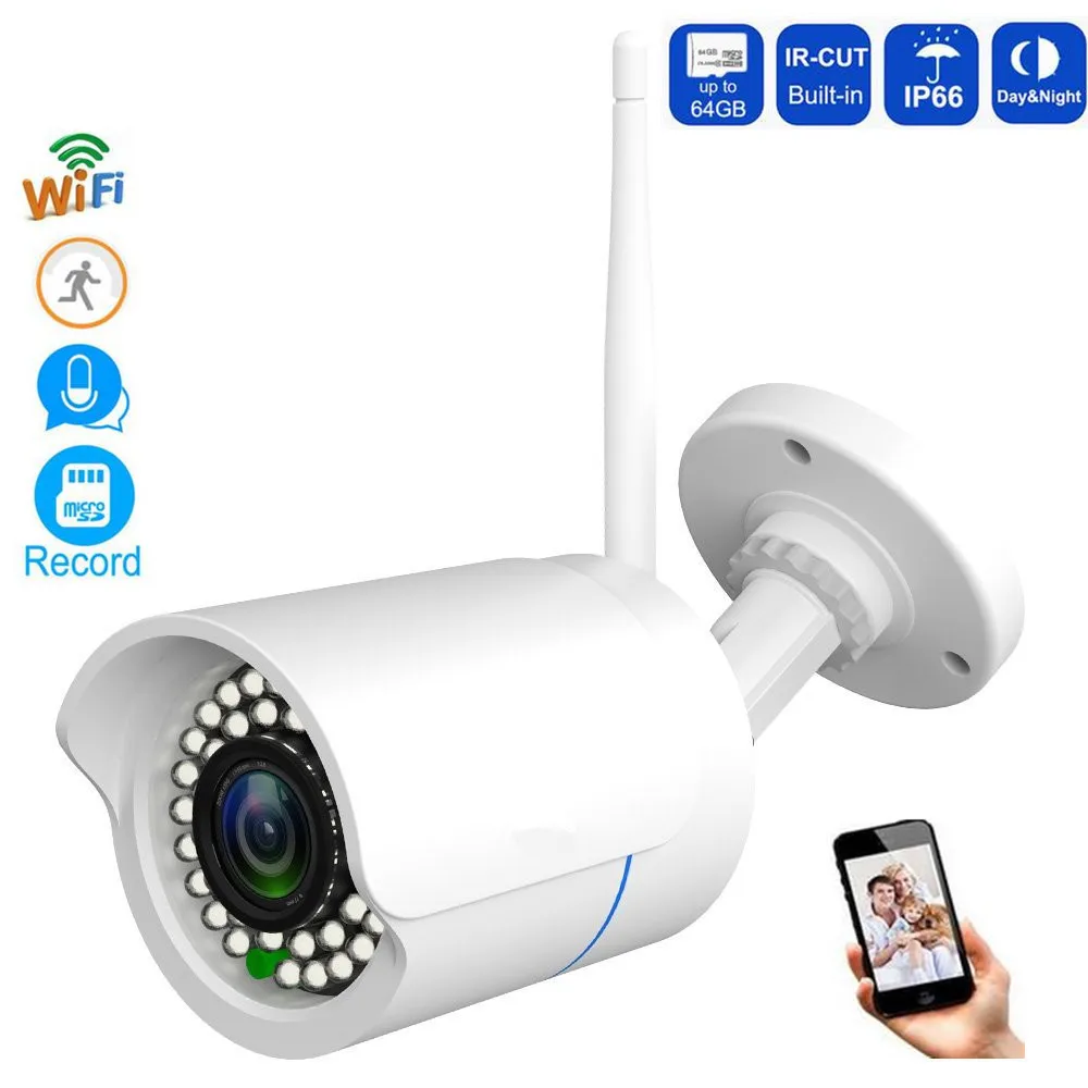 720P HD наружная камера видеонаблюдения Wi Fi IP беспроводная Onvif Android IOS Yoosee APP