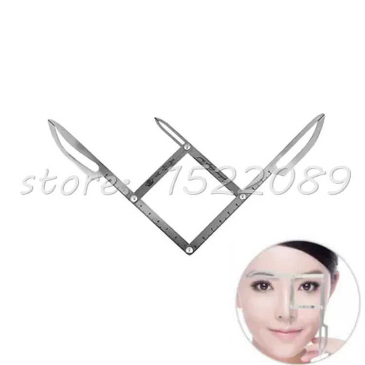 Новый нержавеющей стали золотой соотношение суппорты для бровей microblading татуаж
