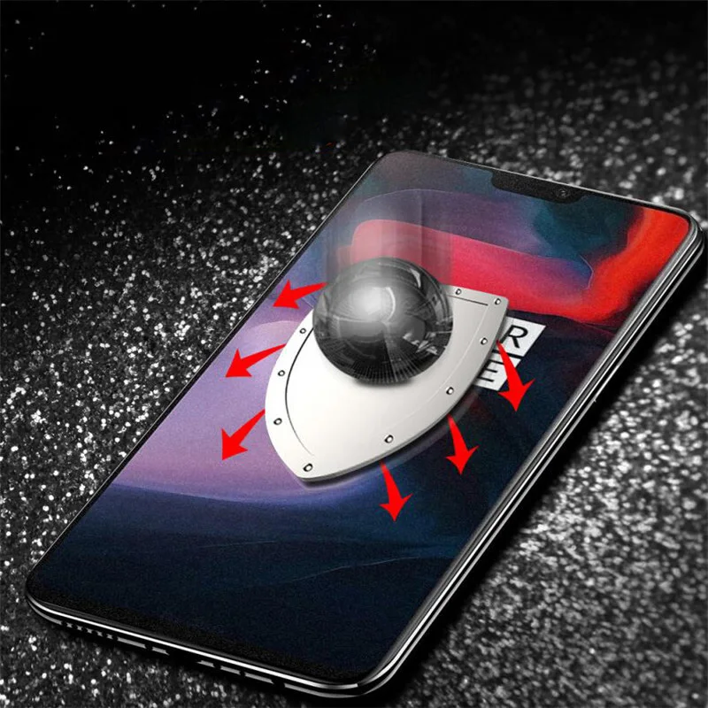 2.5D полное покрытие 9 H матовое закаленное стекло для Oneplus 6 5 t матовый протектор