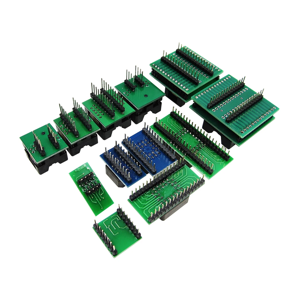 Программатор TL866II + 13 универсальных адаптеров программатор PLCC Extractor TL866 AVR PIC Bios 51 MCU
