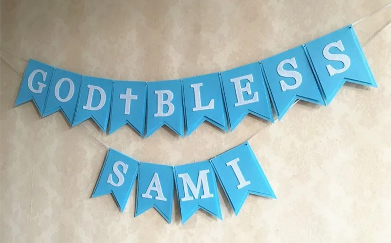 Ручная работа флажки для детского праздника персонализированное название