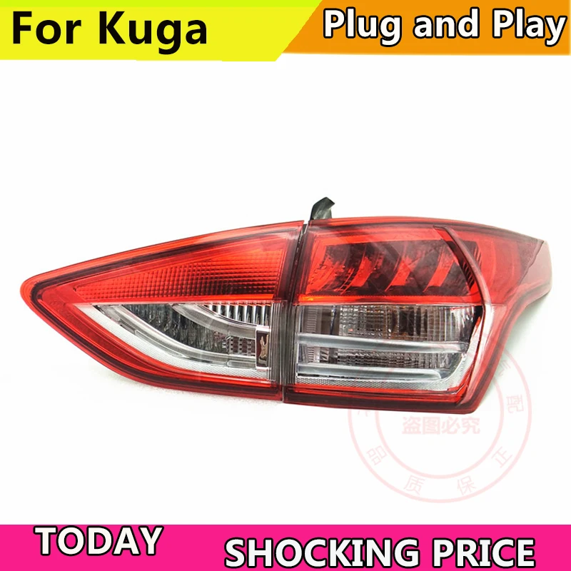 

Car Styling Tail Lamp for Ford Kuga Escape 2013-2016 Tail Lights for Kuga LED Tail Light LED Rear Lamp DRL+Brake+Park Stop Lamp