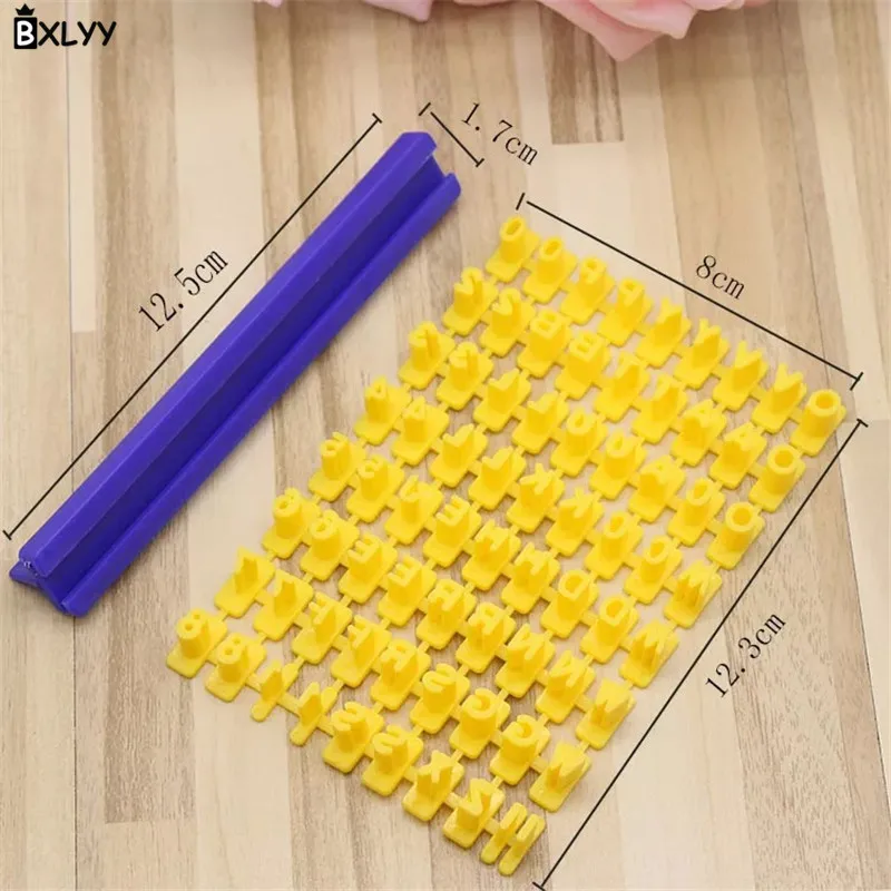 BXLYY DIY форма для печенья английский алфавитно-цифровой формы выпечки инструмент