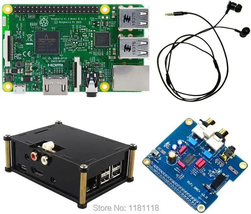 Raspberry pi 3 Модель B Hi-Fi аудио ЦАП звуковая карта модуль I2S интерфейс последняя версия