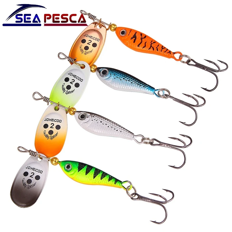 SEAPESCA 4 шт./лот приманка Спиннер вида цветов 11 г 15 20 для рыбалки с жесткими басами
