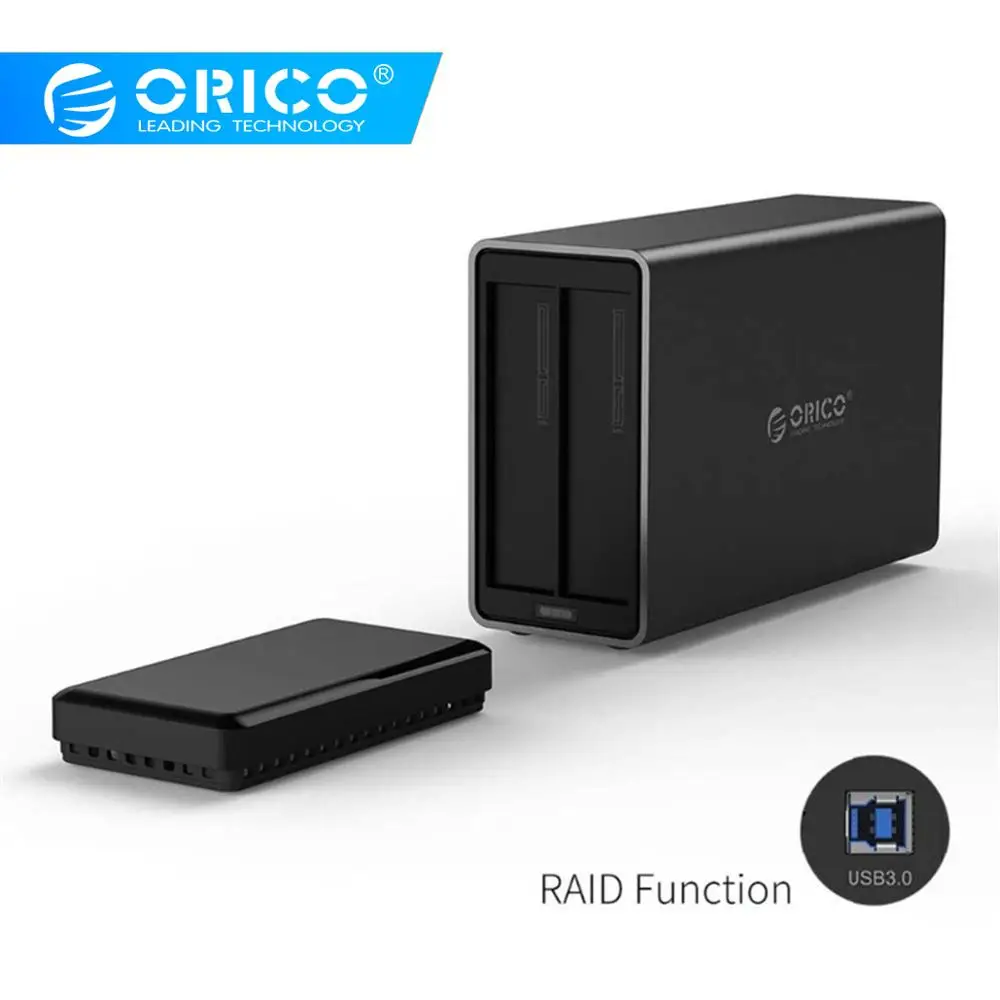 ORICO Raid 3 5 USB3.0 Алюминиевый жесткий диск Внешний корпус для SATA3.0 HDD Поддержка Гбит/с