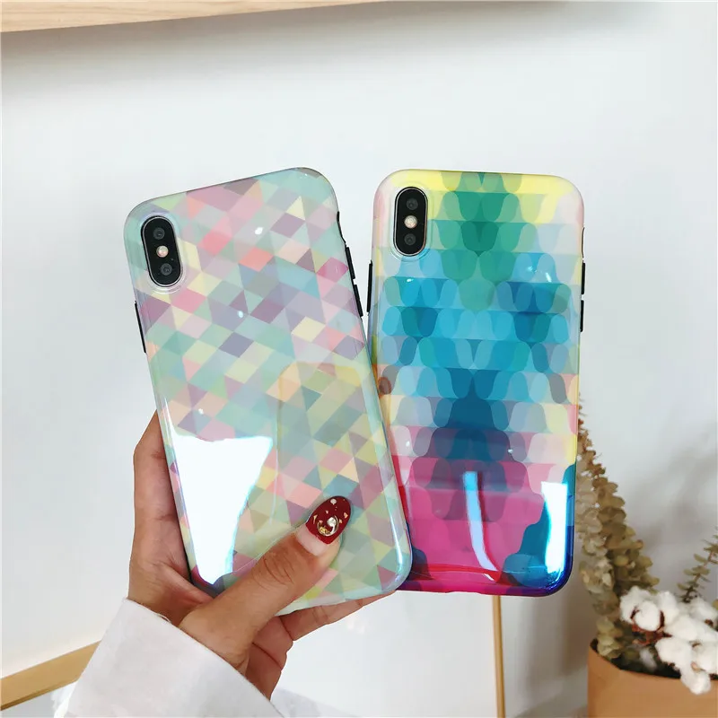Cuptakes Luxury Glossy IMD Soft Silicone Case for Apple iPhone 7 8 6 6S X Plus 10 Cover Cute Quotes Love More gradual change |