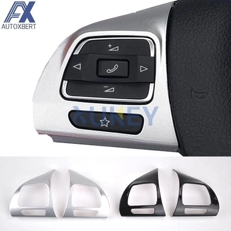 Хромированная накладка на руль для VW GOLF MK6 PASSAT B7 CC EOS TIGUAN JETTA TOURAN SHARAN CADDY BADGE