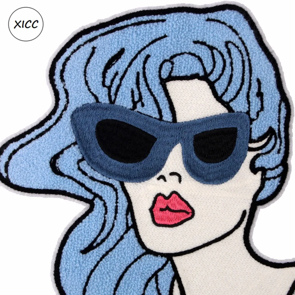 Красивое женское полотенце XICC большого размера нашивки ручной работы с вышивкой