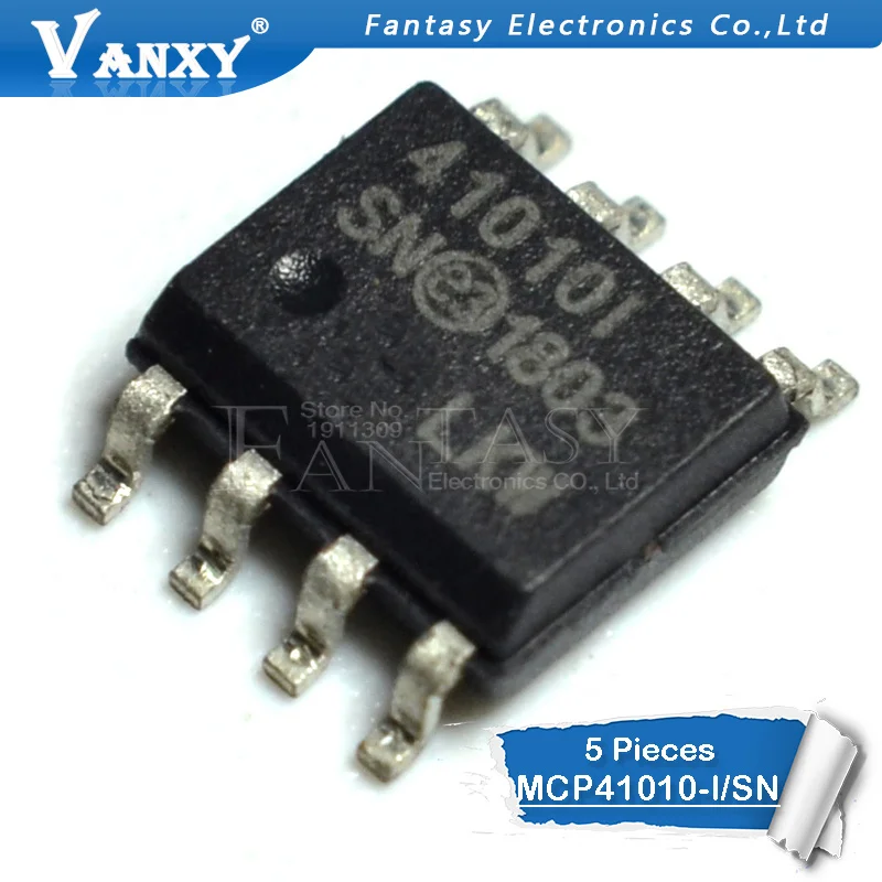 Цифровой потенциометр 5 шт. SN SOP8 MCP41010 41010I SOP 8 MCP41010I SOP|Интегральные схемы| |