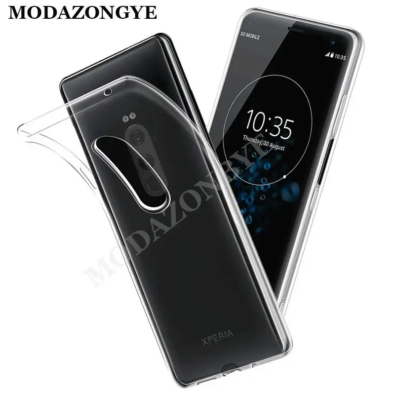 Для Sony Xperia 1 прозрачный мягкий чехол из ТПУ для Xperia1 J8110 J8170 J9110 силиконовый