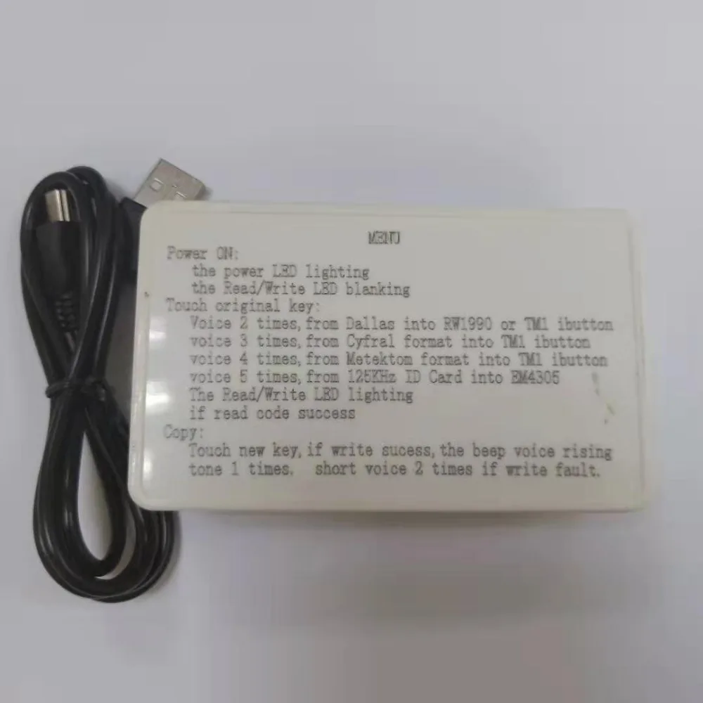 Портативная карточная копировальная машина em4100 RFID 125 кГц для iButton (EM4305 T5577 EM4100) 1 шт.