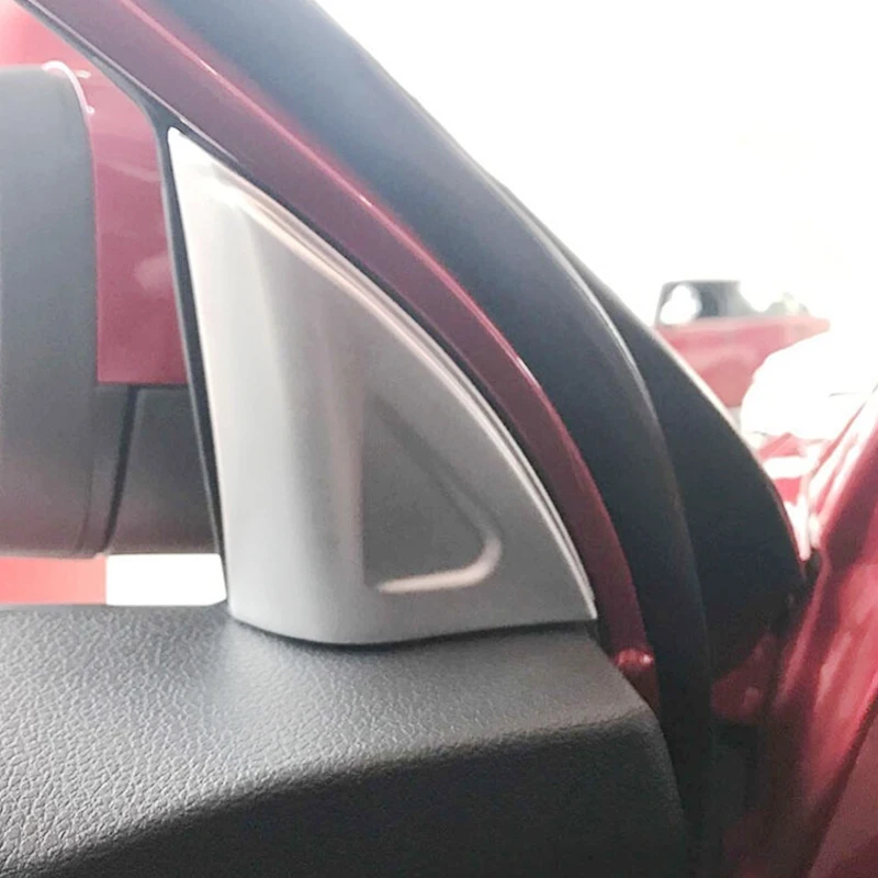 ABS хром для MG ZS 2018 2019 2020 аксессуары салона автомобиля A-pillar динамик клаксон кольцо