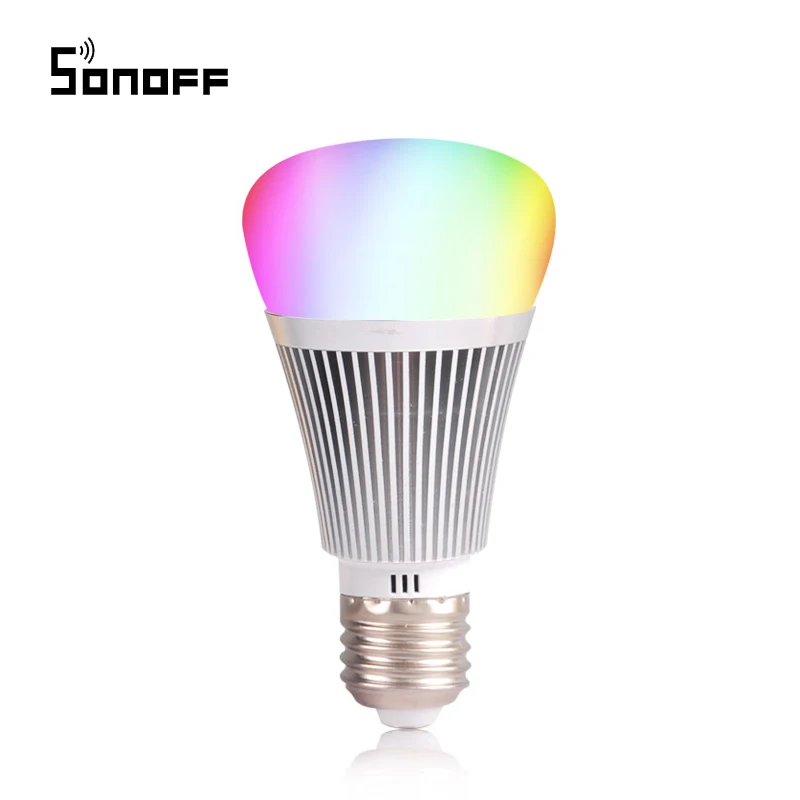 Интеллектуальный выключатель света Sonoff B1 E27 светодиодный лампочка с