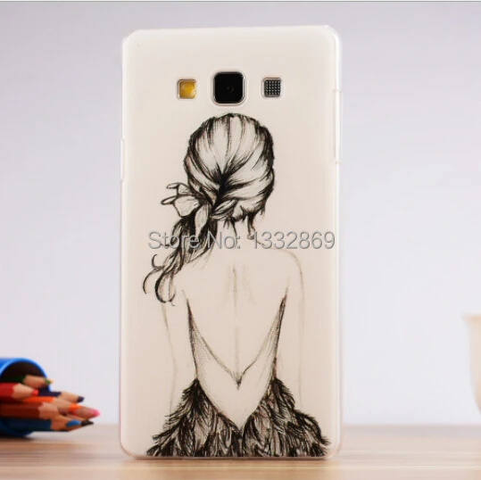 Well Design Painting case For Samsung Galaxy A7 A700 Popular Cigarette Flower Hard PC protective Phone Cases back cover Hot Sell |