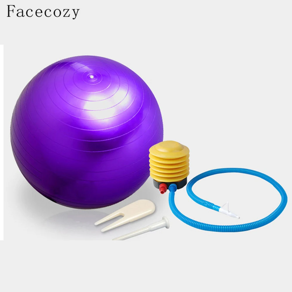 Профессиональные мячи для йоги Facecozy 65 см баланс Пилатес фитнеса упражнений