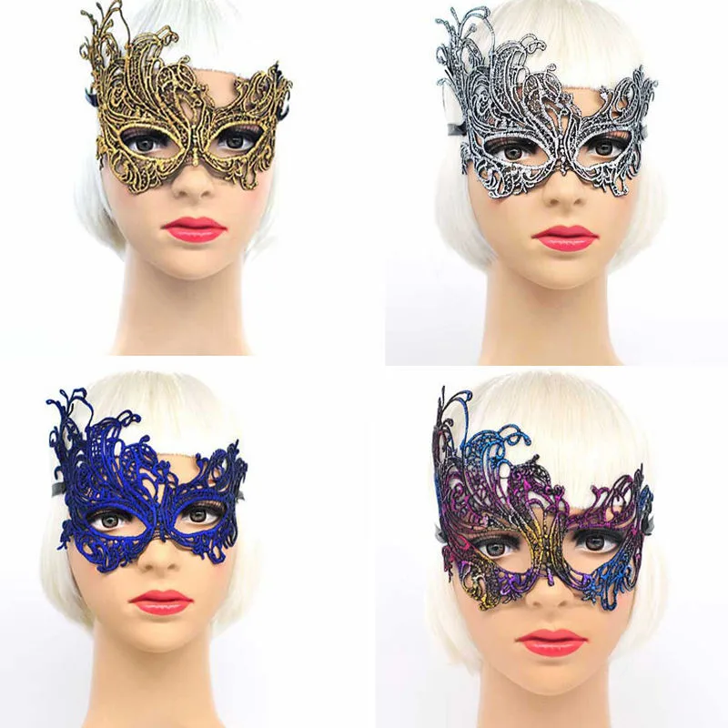 2017 кружевная женская маска глаз сексуальный бронзирующий маскарадный мяч
